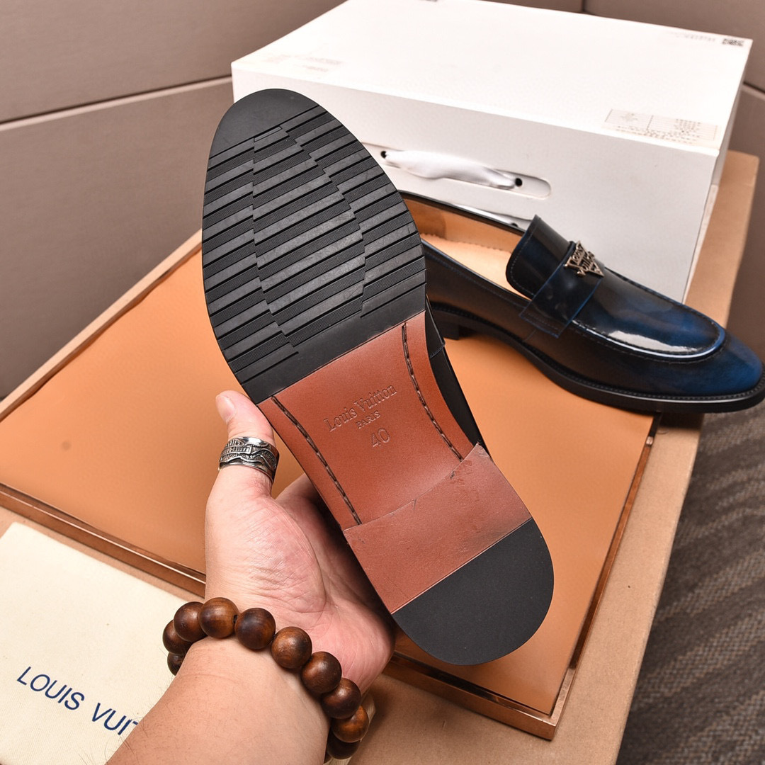 louis vuitton leather shoes size 38-44 - Image 4