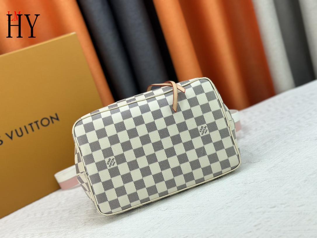 louis vuitton damier canvas bucket bag - 26x26x17.5 cm - Image 4