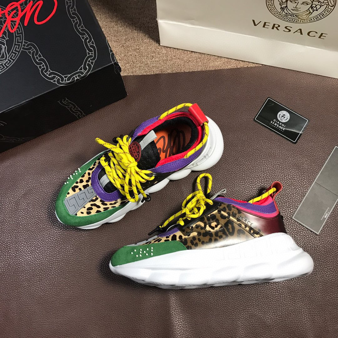 versace unisex dad sneakers 35-44 - colorful design - Image 4