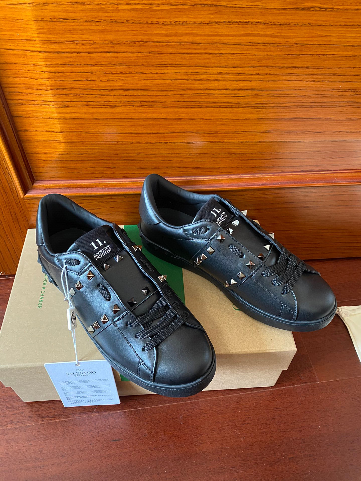 valentino rockstud untitled sneakers - size 11 - Image 4