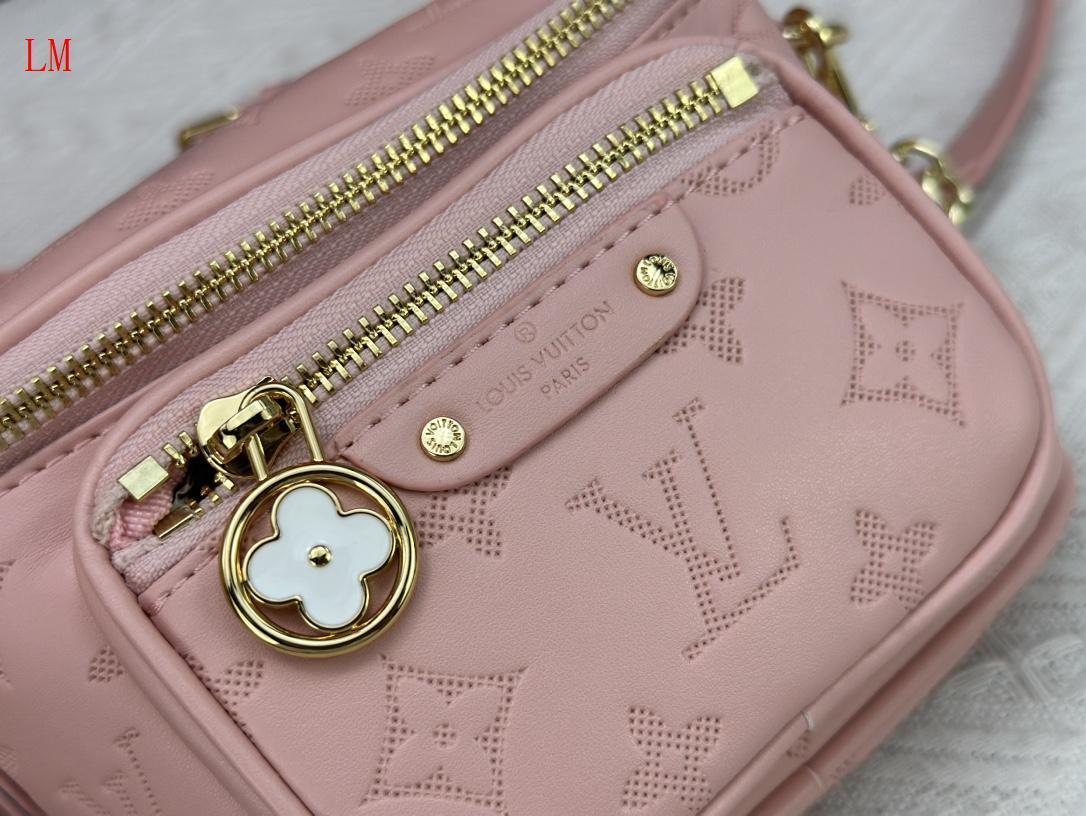 louis vuitton pink crossbody bag 17x12x9.5 cm - Image 4