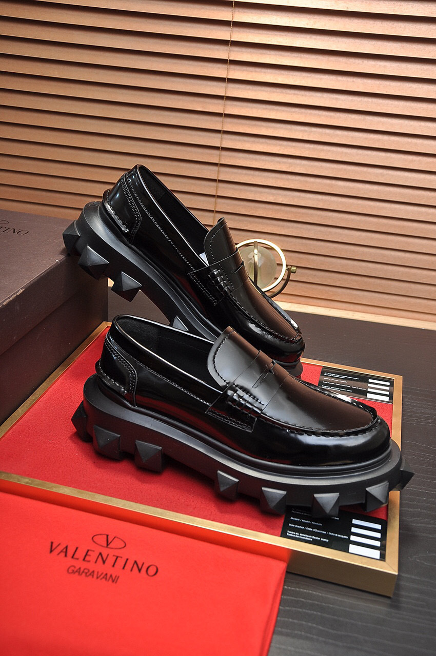 valentino black leather shoes size 38-44 - Image 4