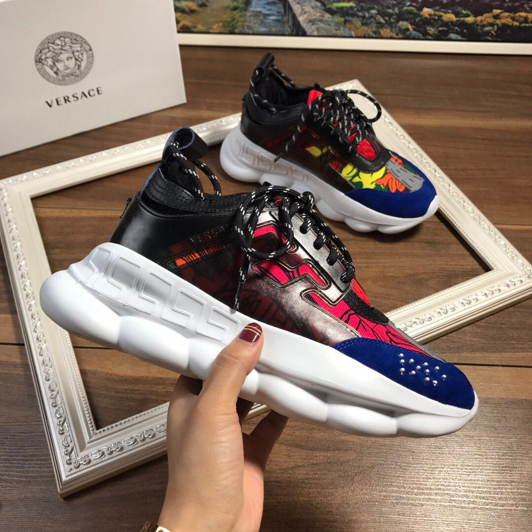 versace unisex dad sneakers 35-44 - colorful design - Image 4