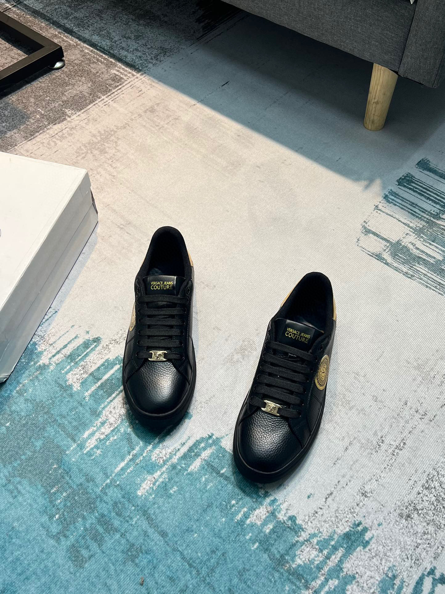 versace casual shoes - black - sizes 38-44 - Image 4