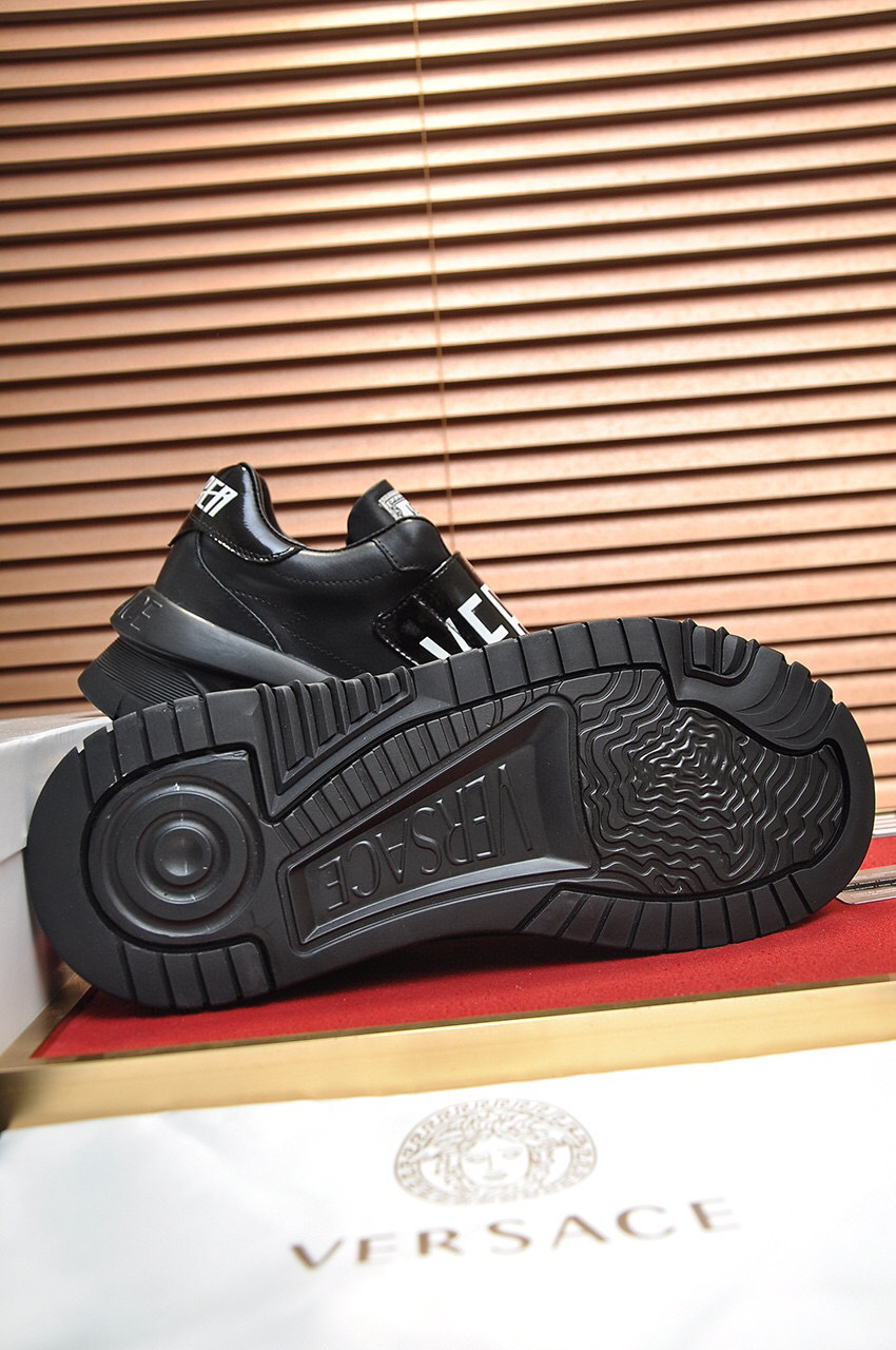 versace casual sneakers black size 38-44 - Image 4