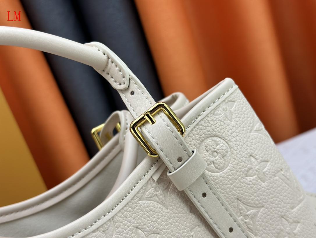 louis vuitton 32*22*10 cream handbag - model 118012 - Image 4
