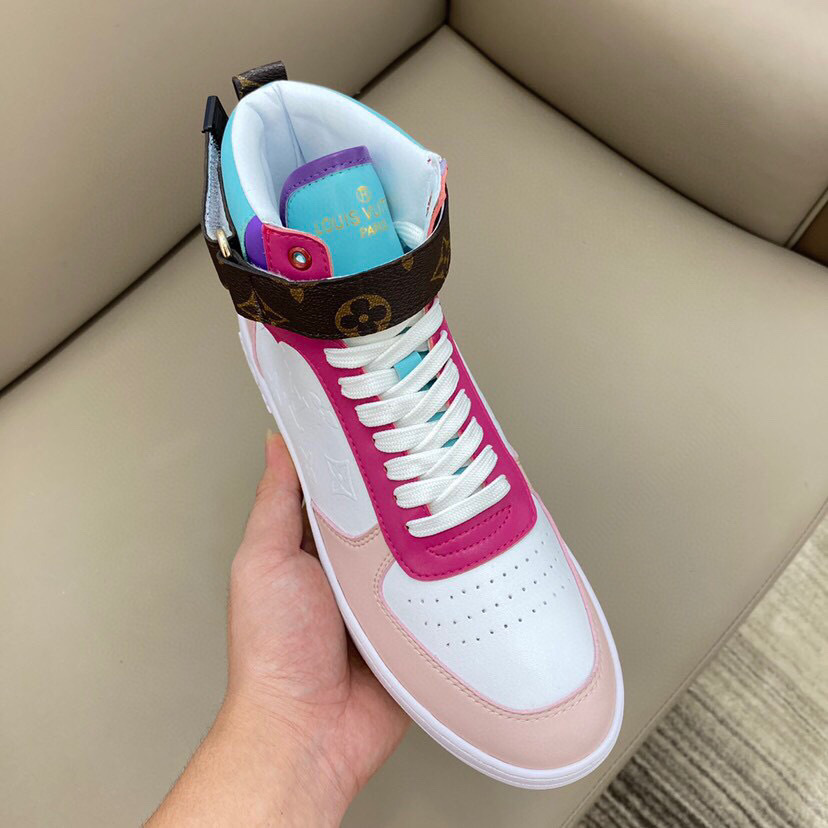 louis vuitton unisex high-top sneakers, sizes 35-44 - Image 4