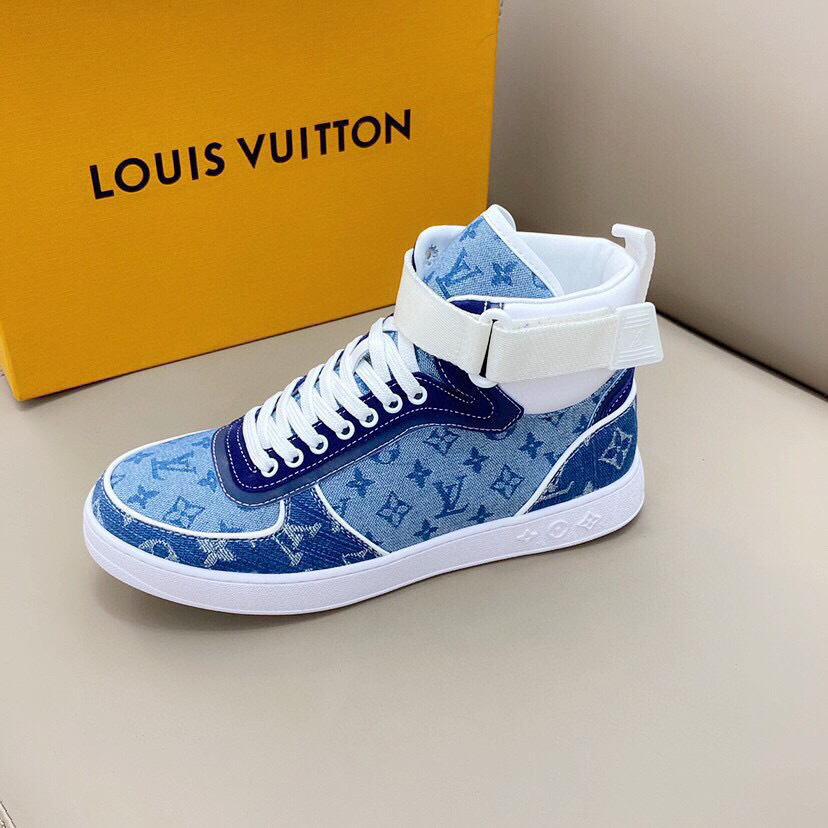louis vuitton high-top sneakers for couples - size 35-44 - Image 4