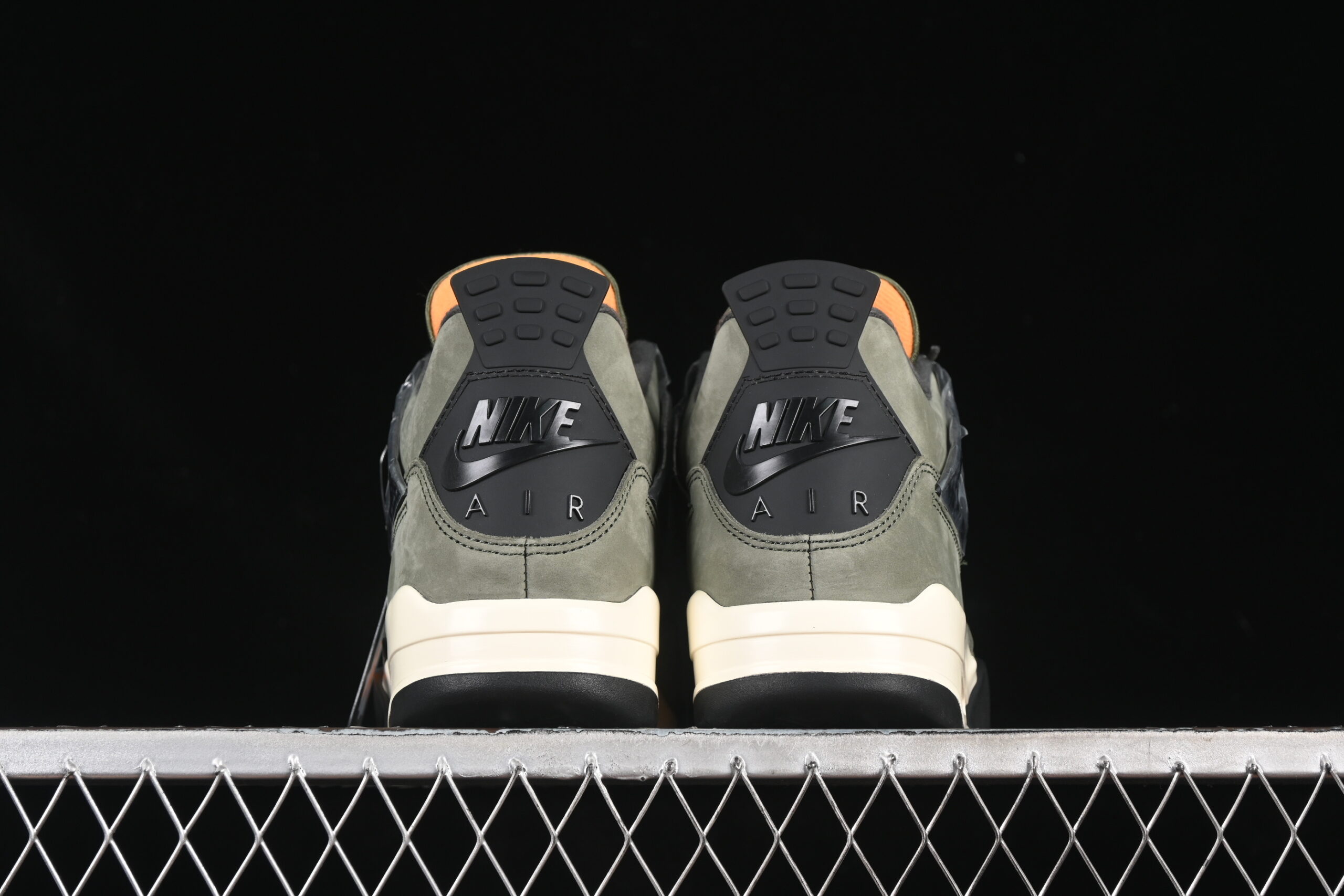 undefeated x air jordan 4 retro og - olive green suede - Image 4