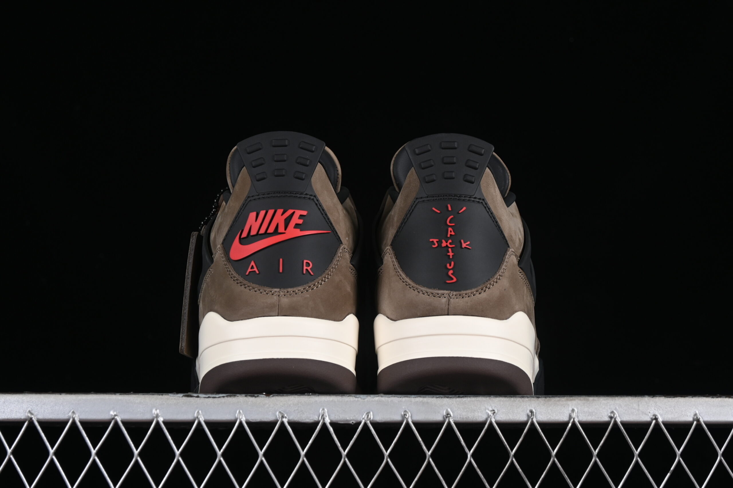 air jordan 4 retro aj4 ts suede brown - gx version - Image 4