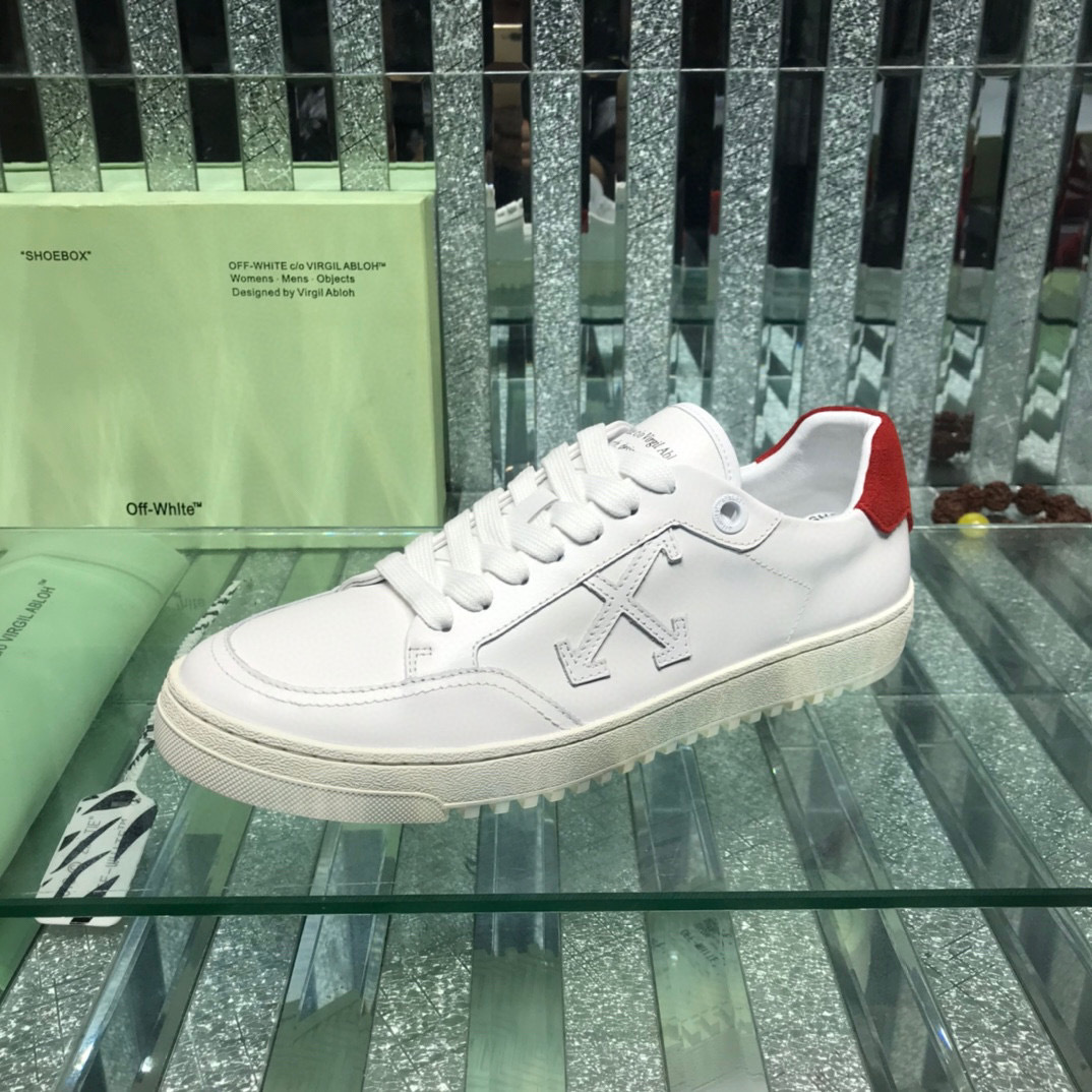 off-white sneakers size 38-44 - white/red - Image 4