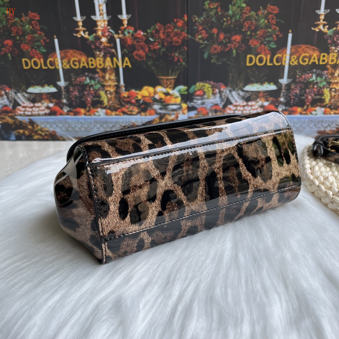 dolce & gabbana leopard print handbag - 20x17x7 cm - Image 4