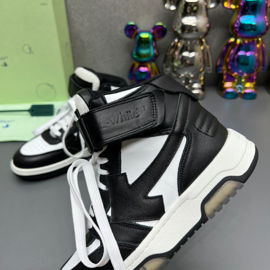 off-white high-top sneakers size 38-44 - Image 4