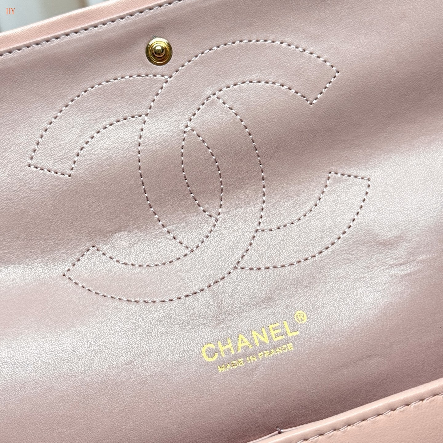 chanel pink quilted flap bag 33*22*9 - Image 4