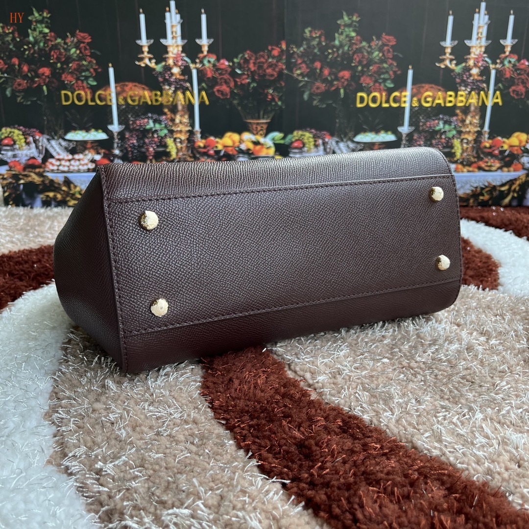 dolce & gabbana brown handbag 25*20*12 cm, model 532023 - Image 4