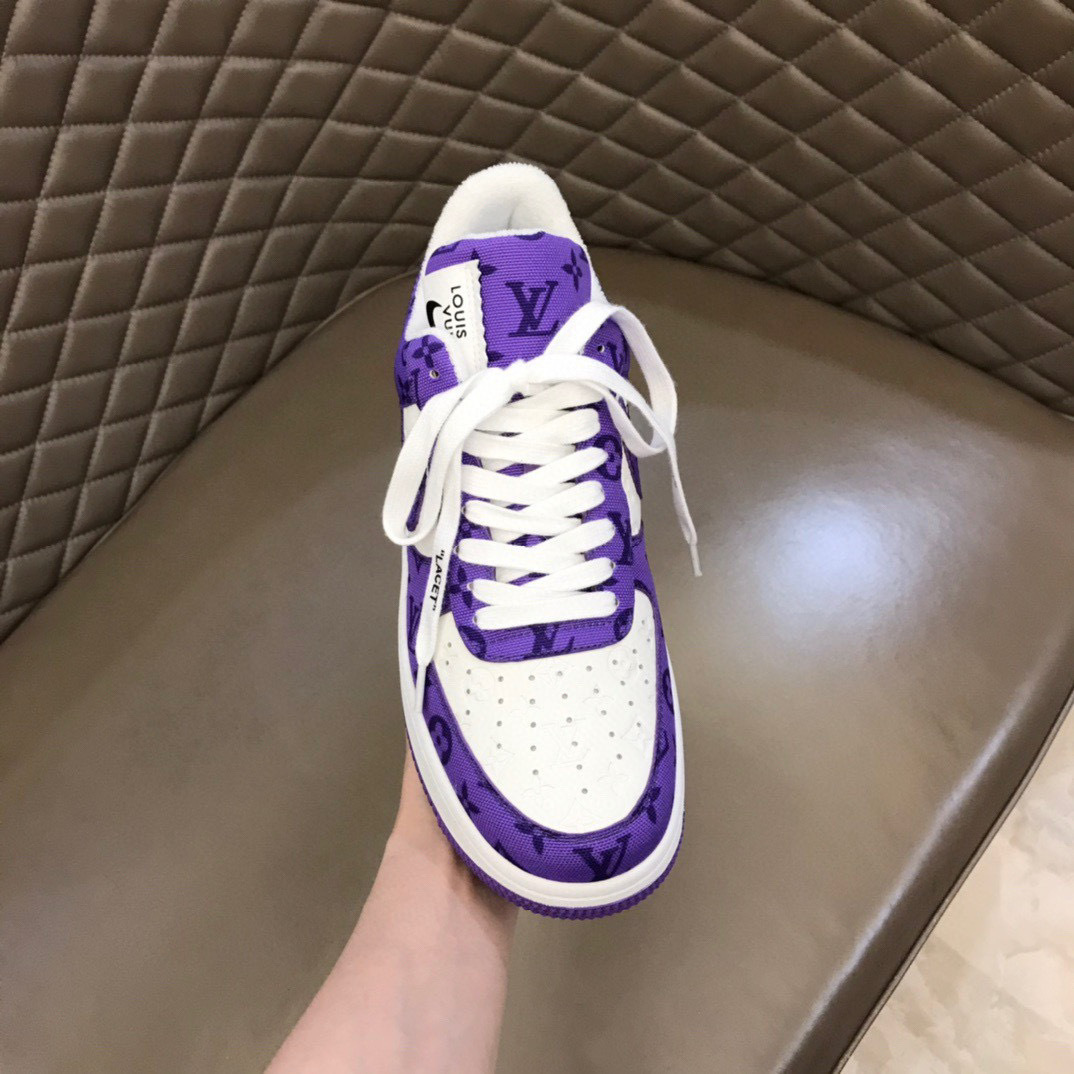 louis vuitton air sneakers size 38-44 - purple/white - Image 4