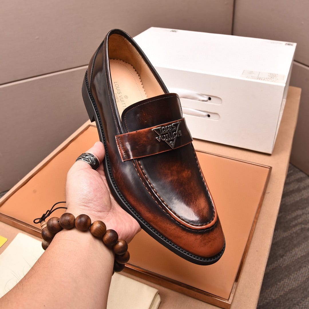 louis vuitton leather shoes size 40 - Image 4