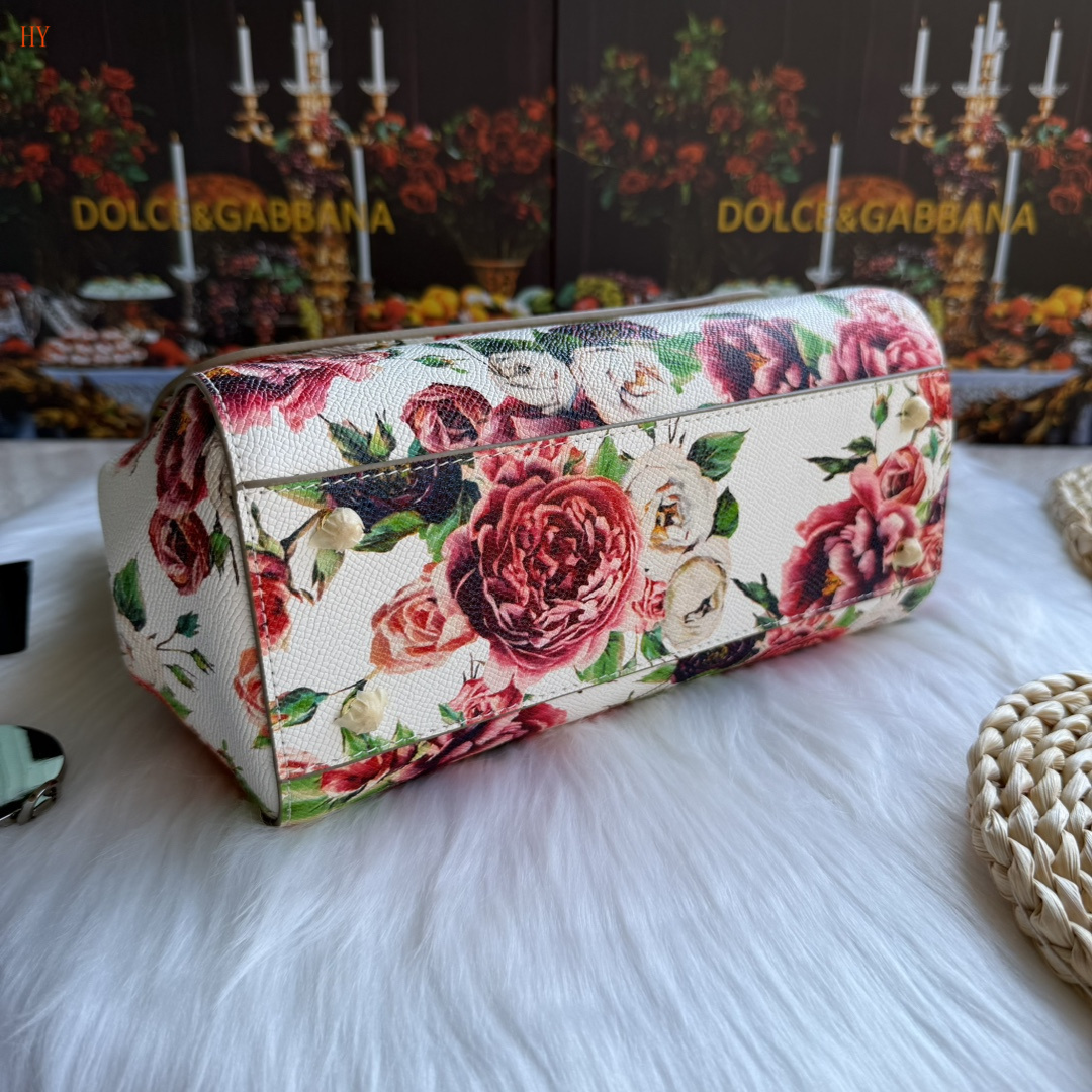 dolce & gabbana floral handbag 25x20x12 cm - model 532063 - Image 4