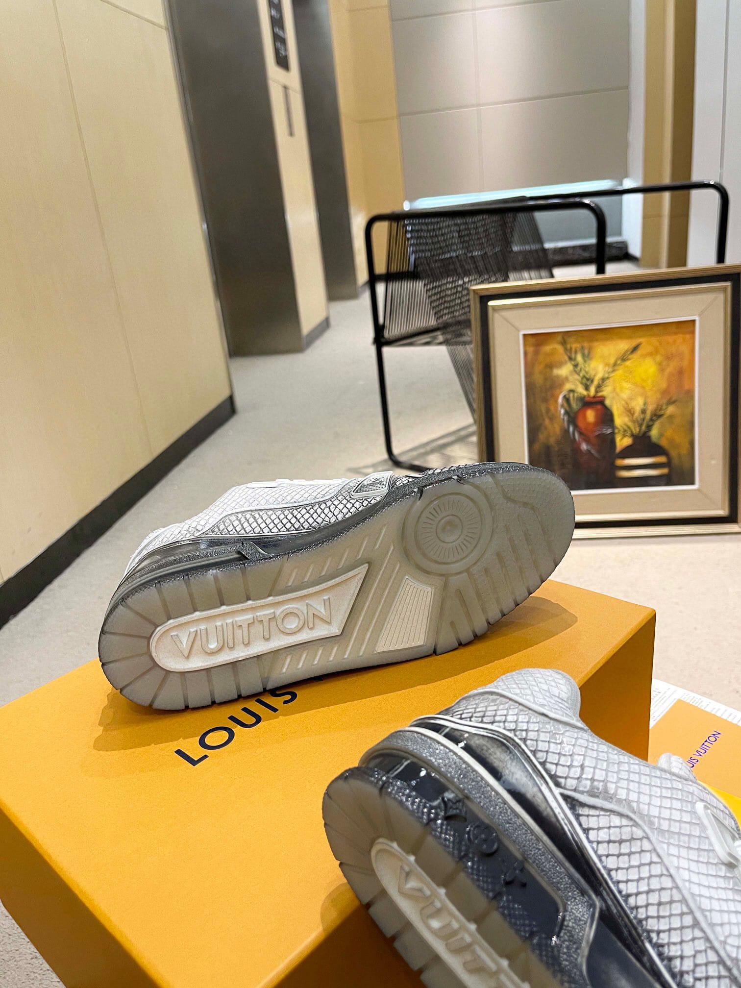 louis vuitton high-end couple sneakers size 35-44 - Image 4