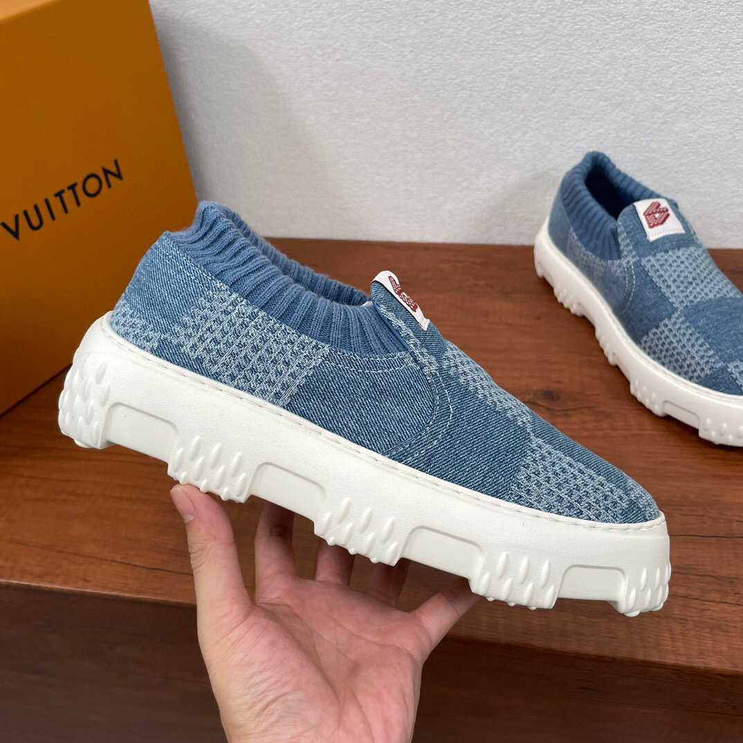 louis vuitton l high-end slip-on sneakers, size 39-44 - Image 4