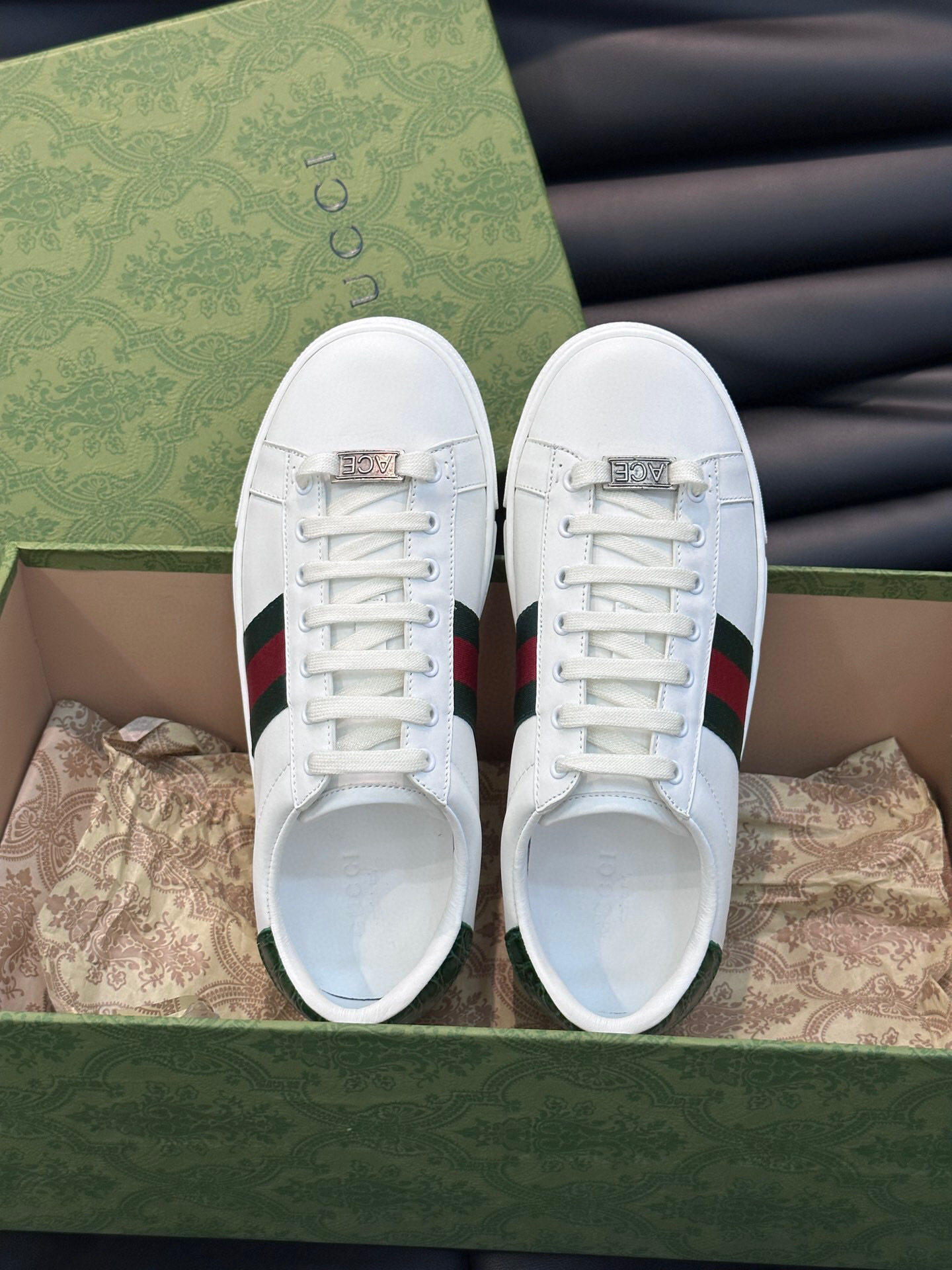 gucci ace sneakers for couples, sizes 35-44 - Image 4