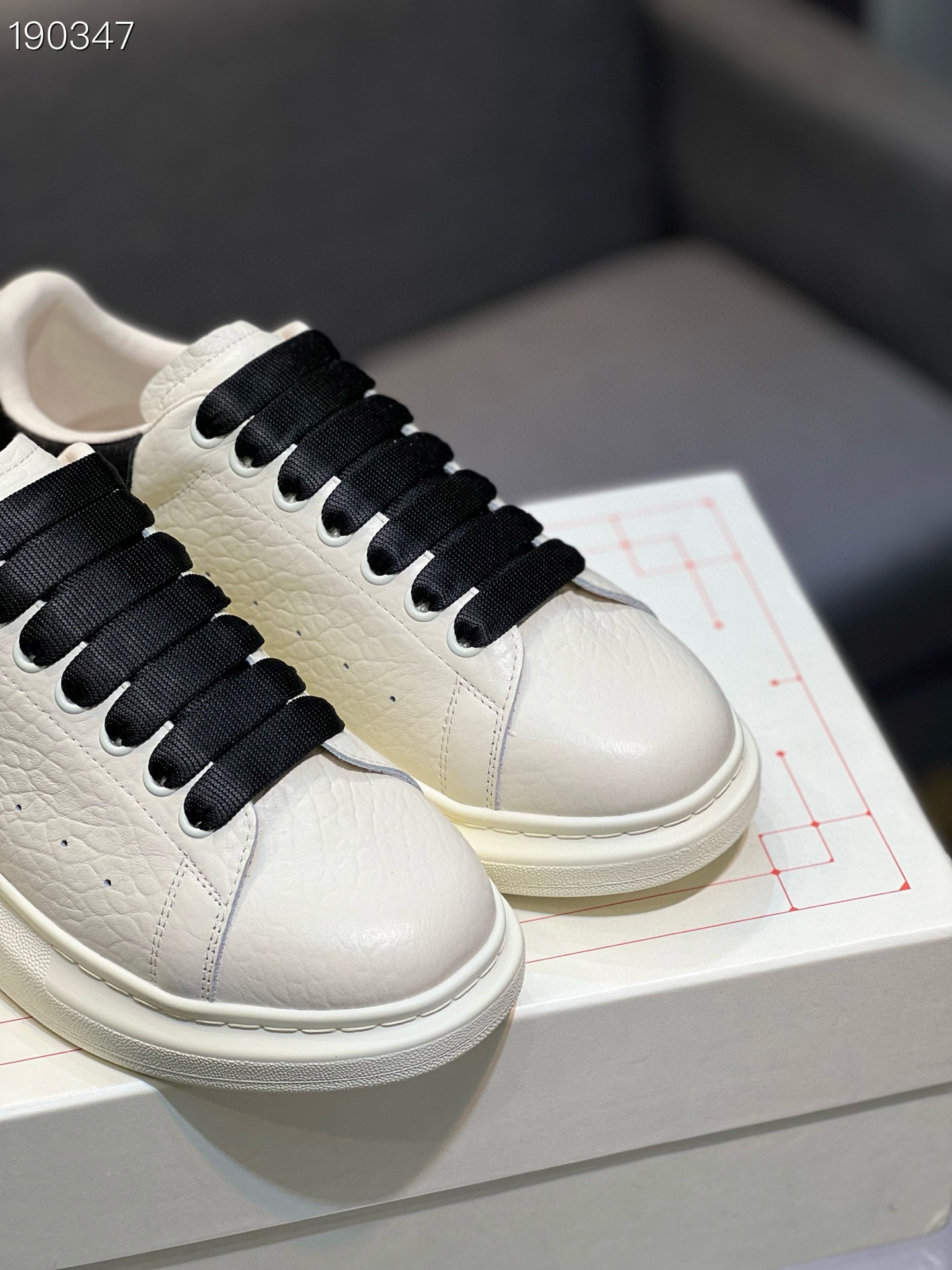alexander mcqueen lyt310 sneakers in white and black, sizes 35-44 - Image 4