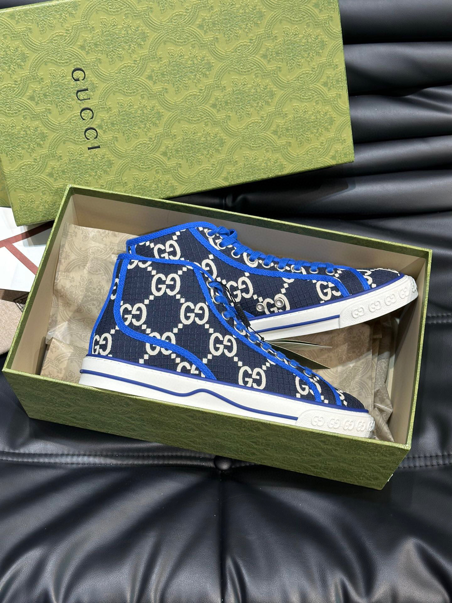gucci g sneakers in blue, sizes 35-44 - Image 4