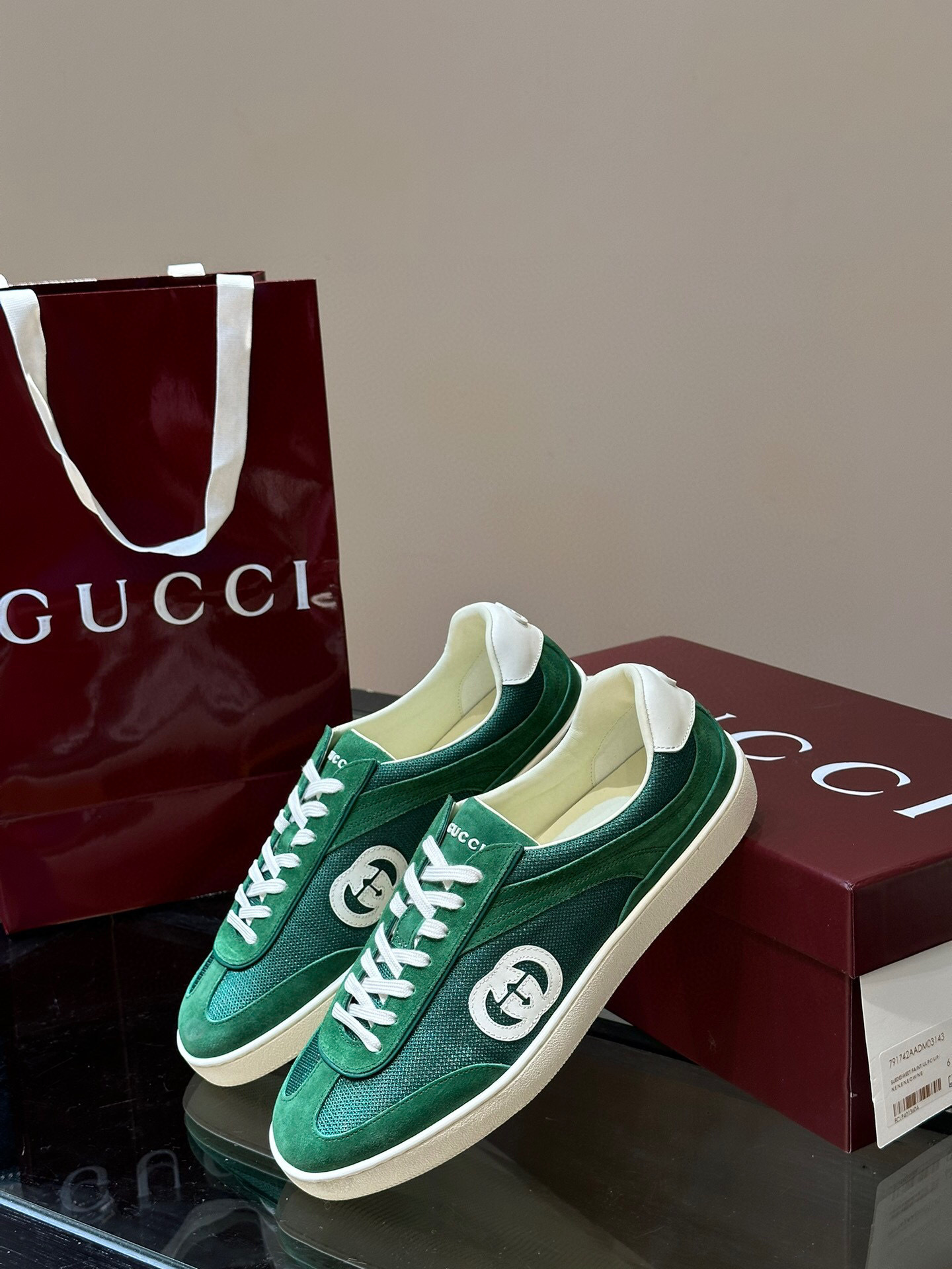 gucci green casual sneakers size 38-44 - Image 4