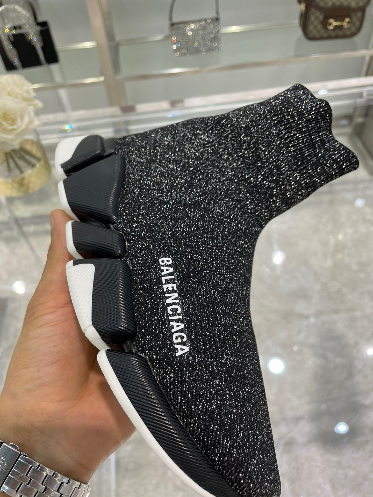 balenciaga sock sneakers for couples 35-44 - Image 4
