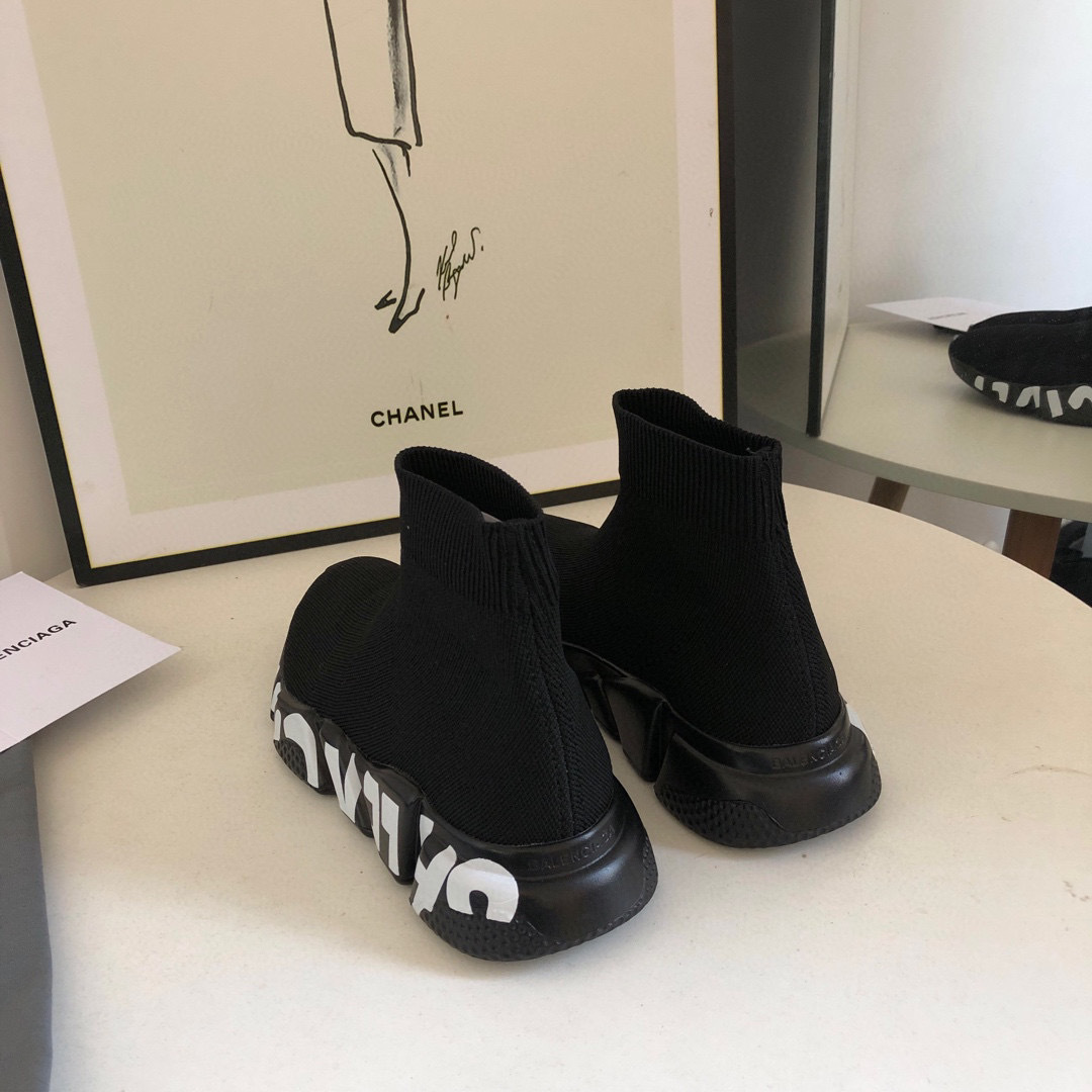 balenciaga black sock sneakers size 35-44 - Image 4