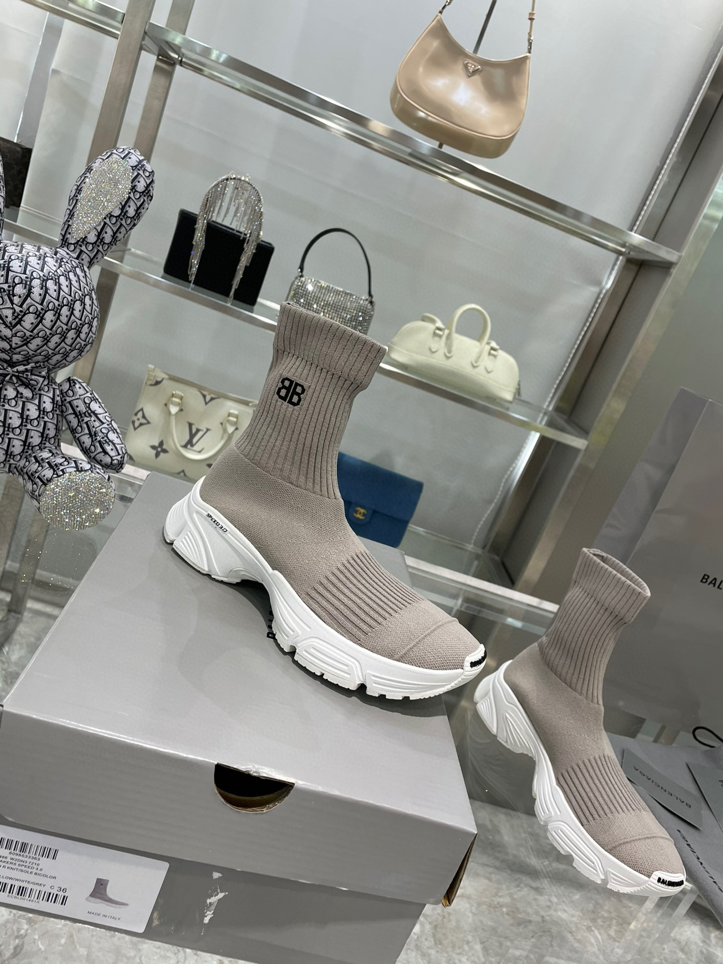 balenciaga couples sock sneakers 35-44 - Image 4