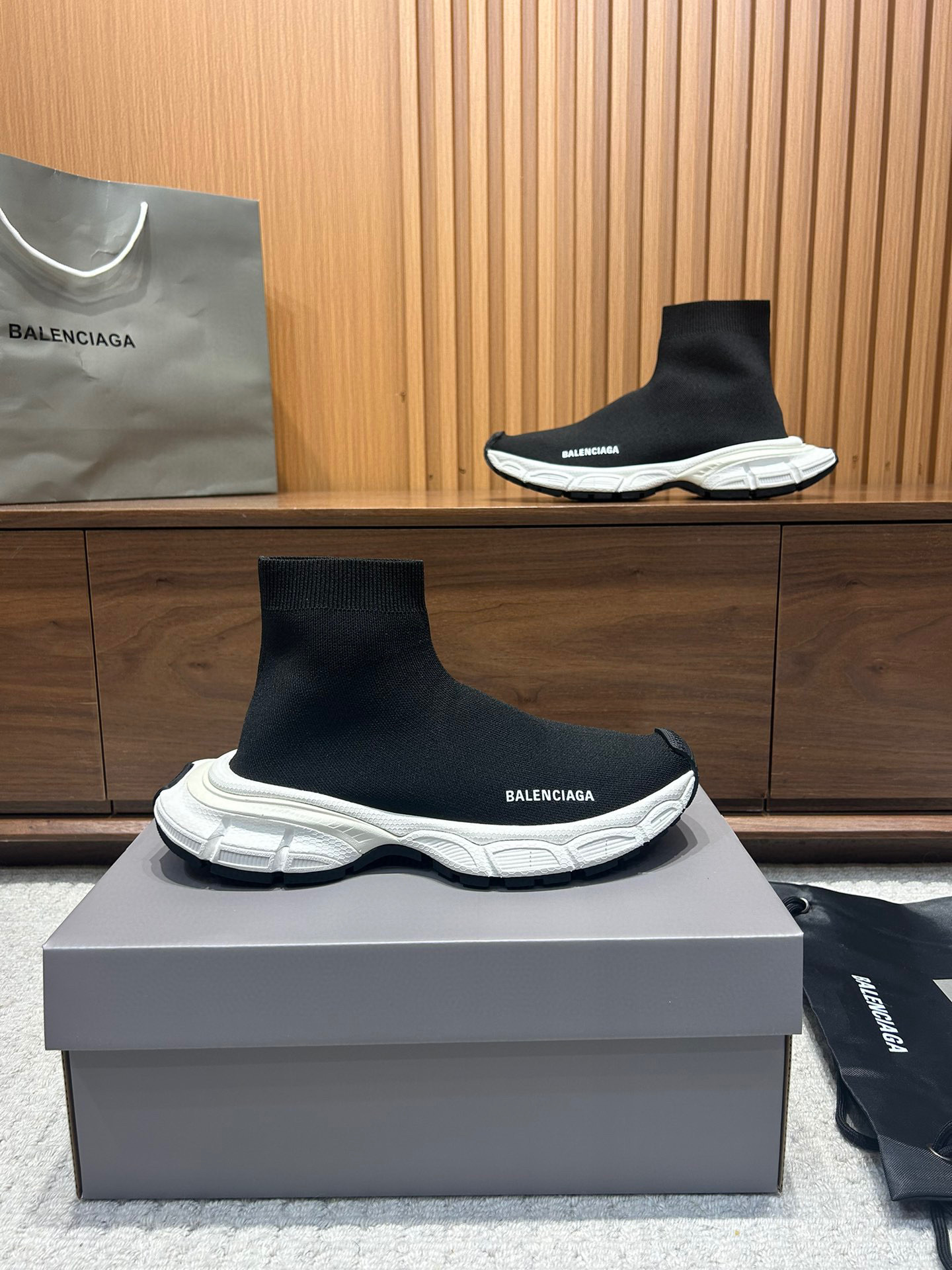 balenciaga black sock sneakers size 35-46 - Image 4