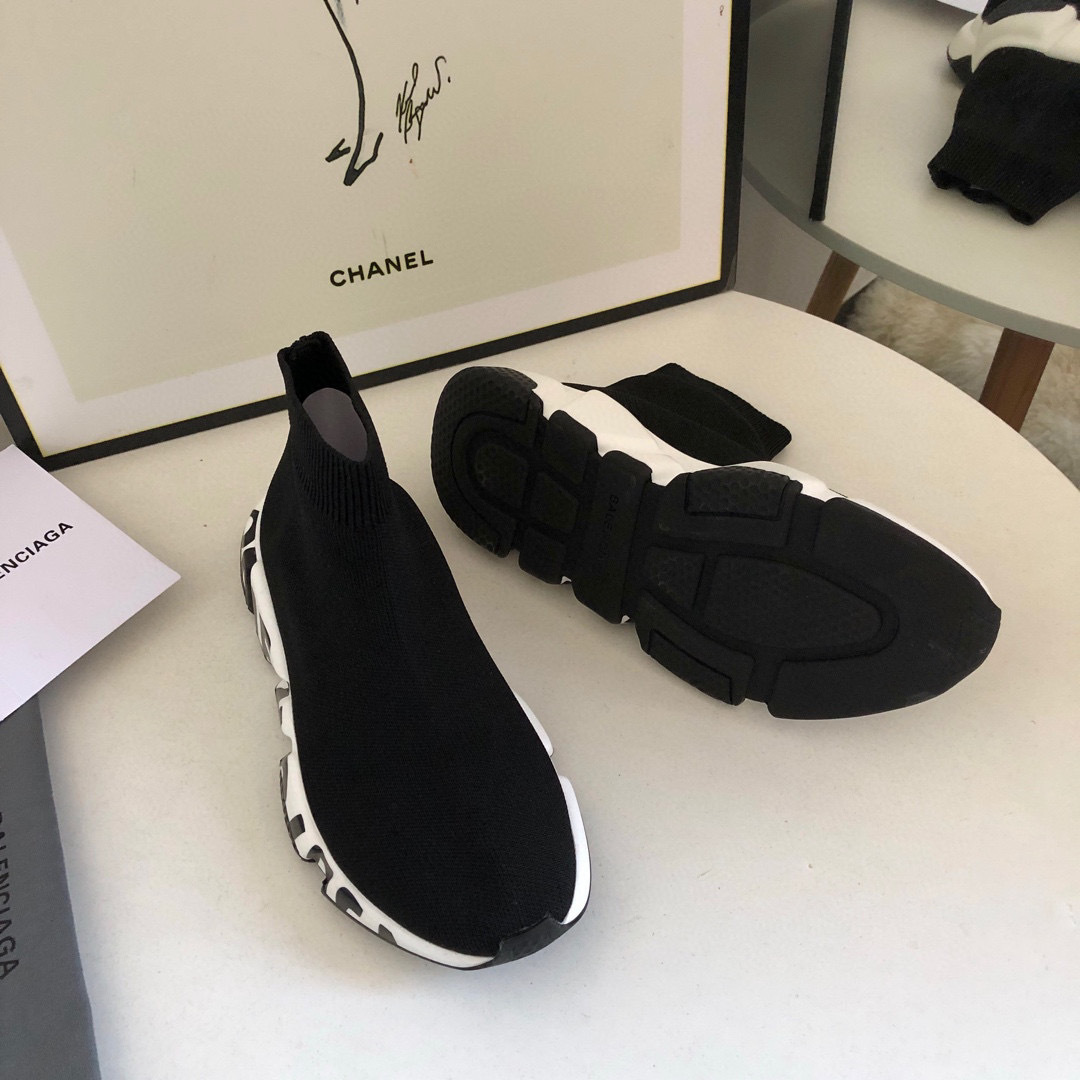 balenciaga black sock sneakers size 35-44 - Image 4