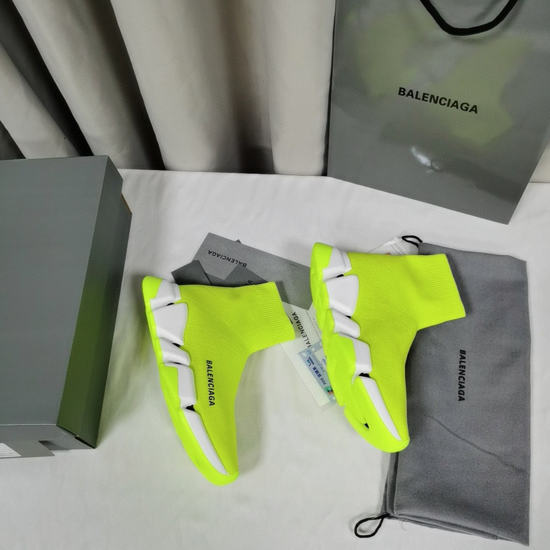 balenciaga neon sock sneakers size 35-44 - Image 4
