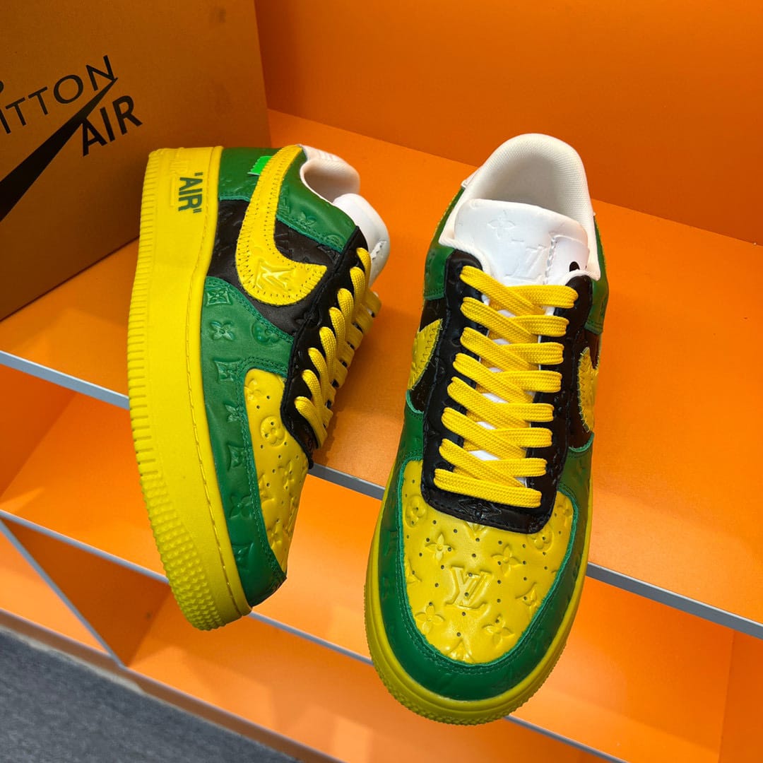 louis vuitton air sneakers 38-44 - yellow/green/black - Image 4