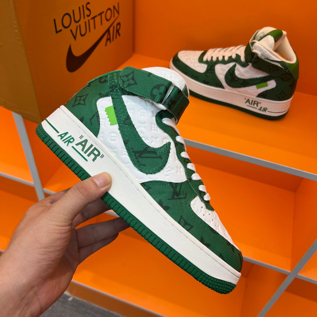 louis vuitton x nike air force 1 sneakers - size 38-44 - Image 4