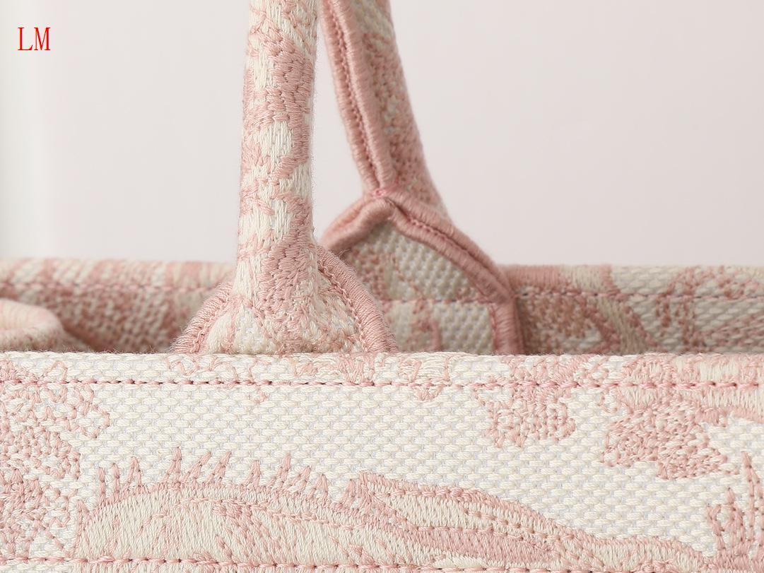 christian dior pink tote bag 42*35*18.5 cm - Image 4
