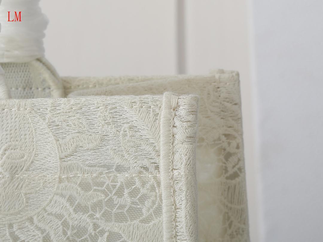 christian dior lace tote bag - 36x27.5x16.8 cm - Image 4