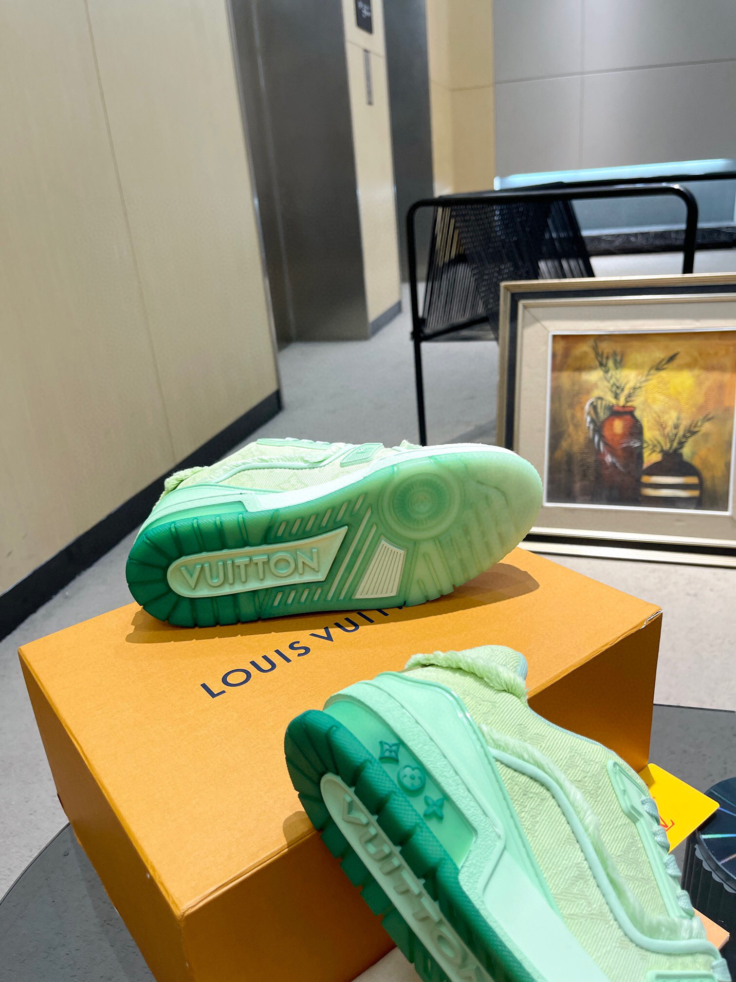 louis vuitton high-end couple sneakers size 35-44 - Image 4