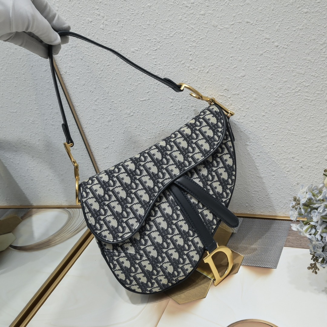 dior saddle bag - large 25.5 x 20 x 6.5 cm - Image 4
