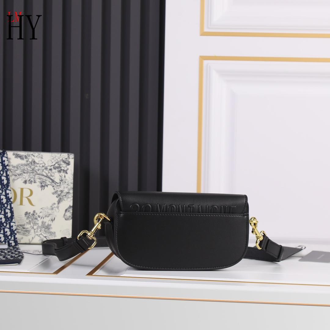 dior black leather bag 22 x 13 x 5 cm - Image 4