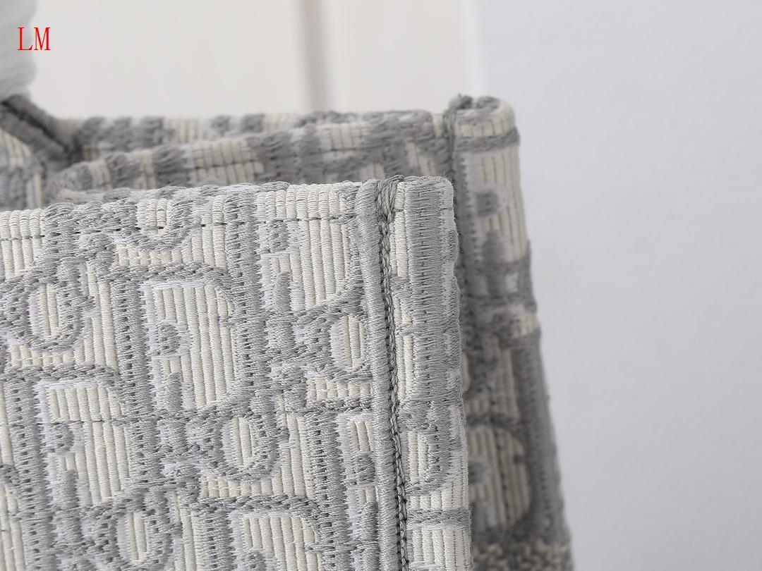 dior christian dior gray tote bag - 36 x 27.5 x 16.8 cm - Image 4