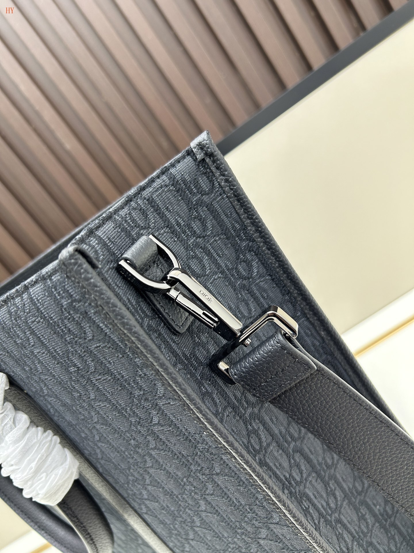 dior gray tote bag 40.5x35x12 cm - Image 4