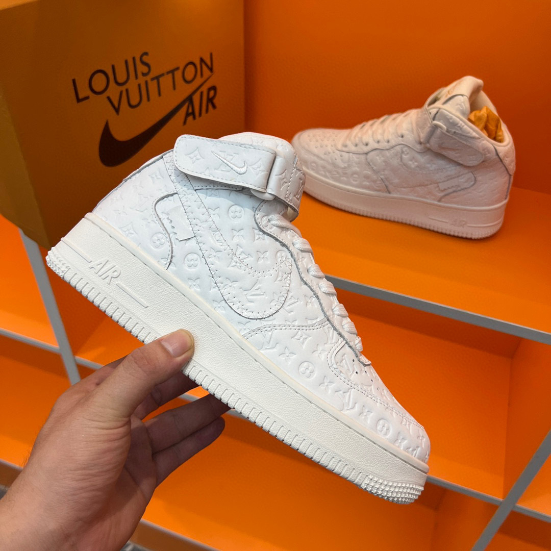 louis vuitton x nike air force 1 sneakers - size 38-44 - Image 4