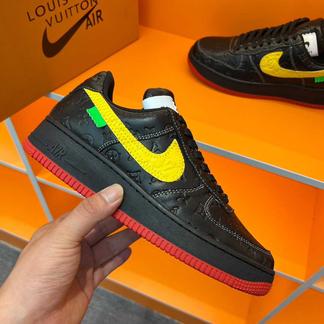 louis vuitton air sneakers 38-44 - black/yellow - Image 4