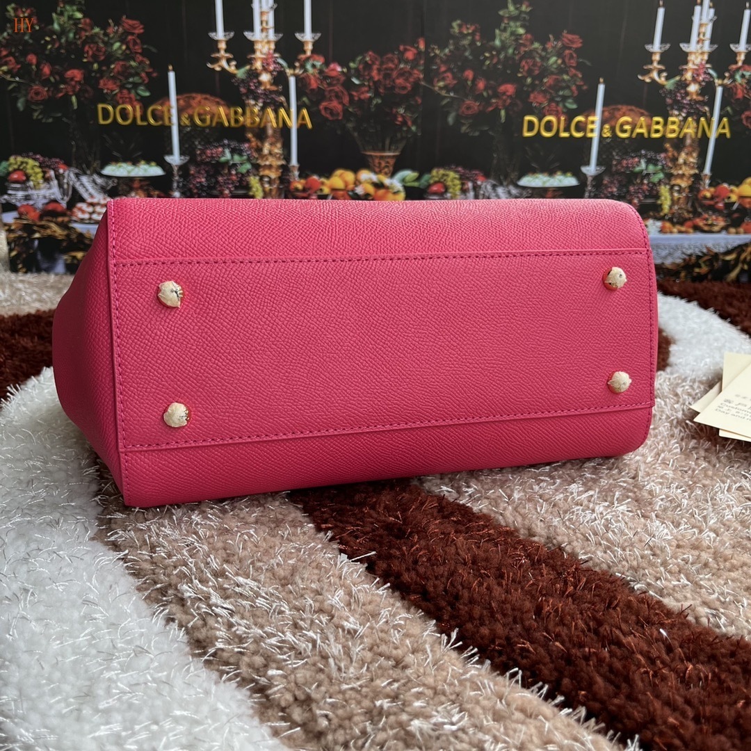 dolce & gabbana pink handbag 25*20*12 cm - Image 4
