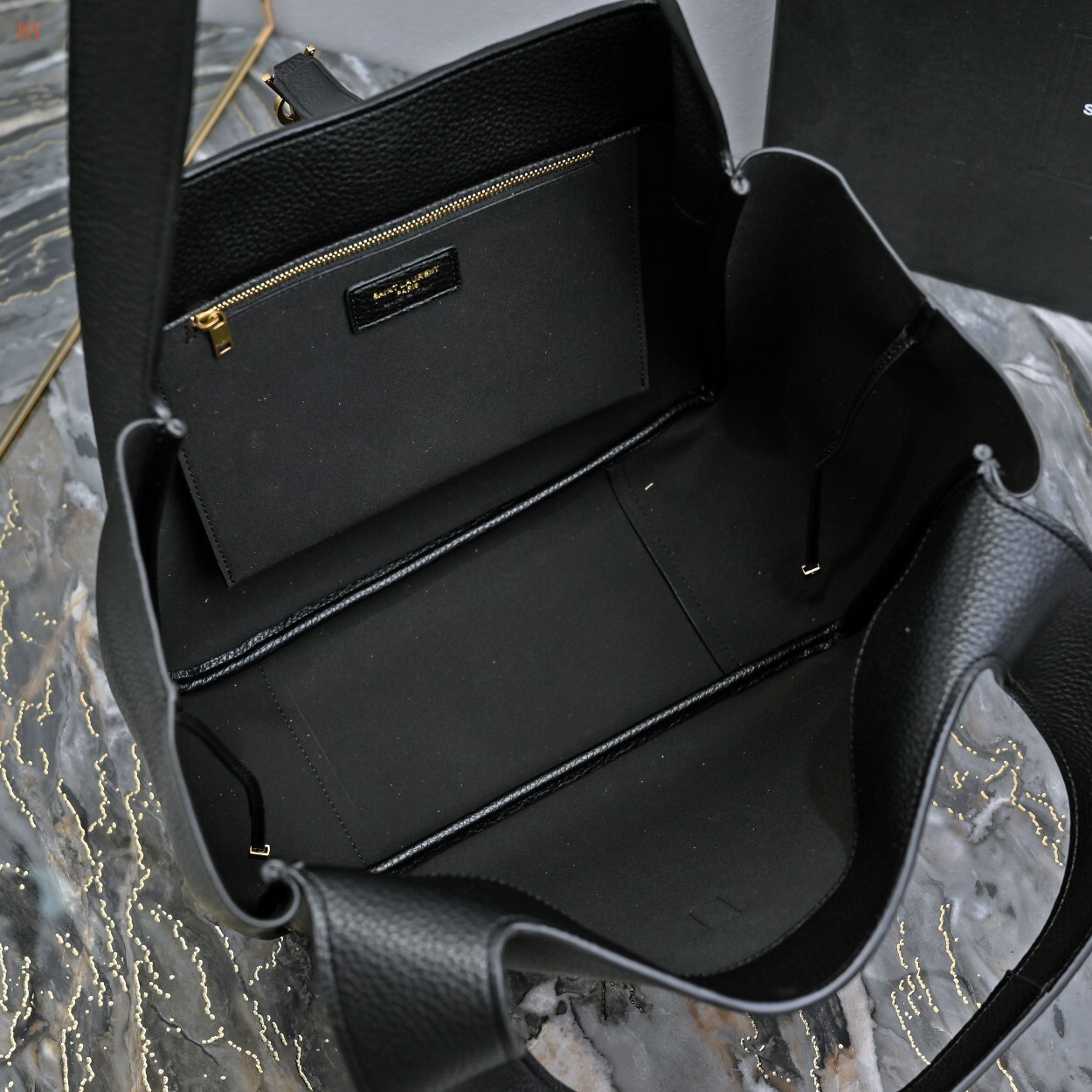 yves saint laurent black tote bag - 50*28*18 cm - Image 4