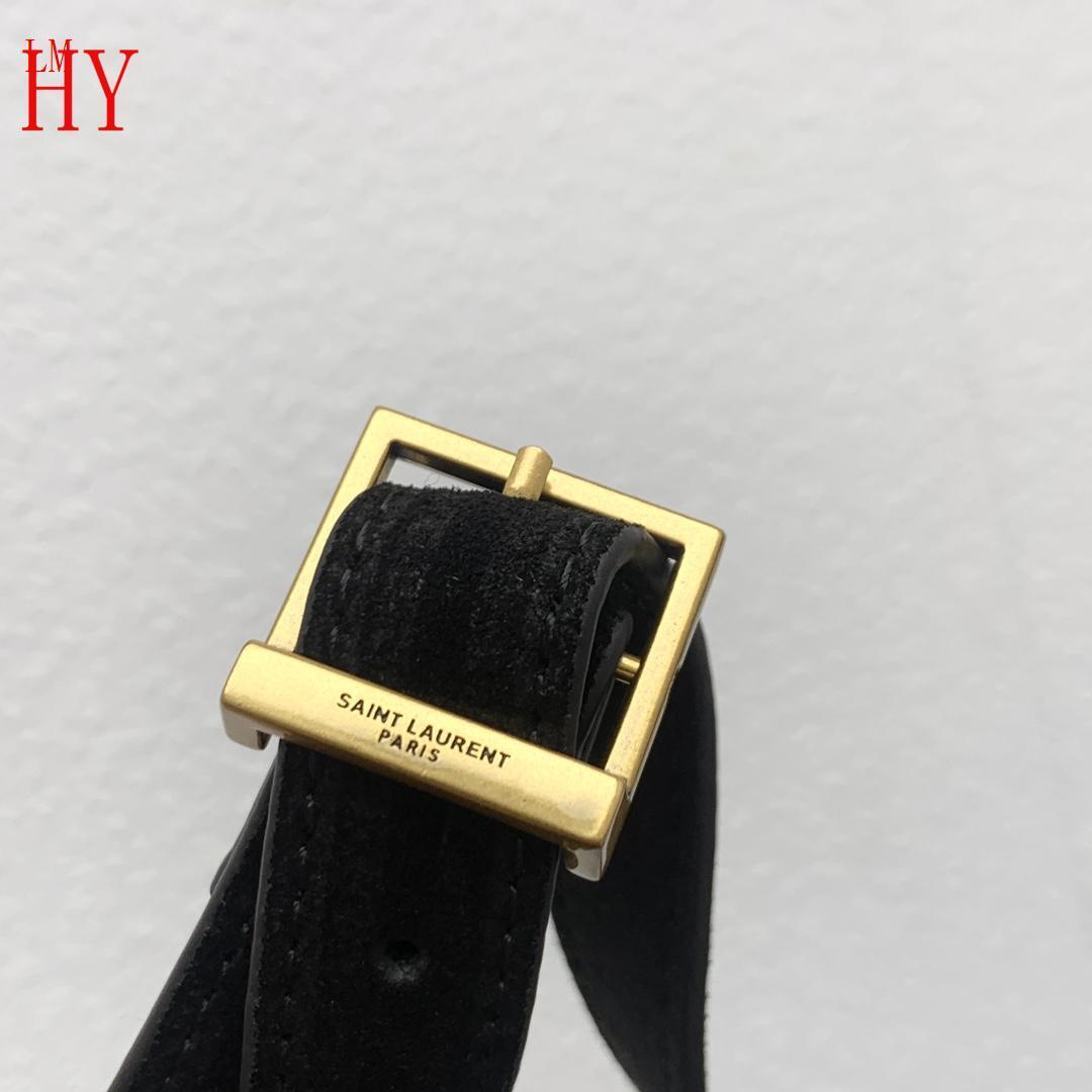 yves saint laurent black suede shoulder bag - Image 4