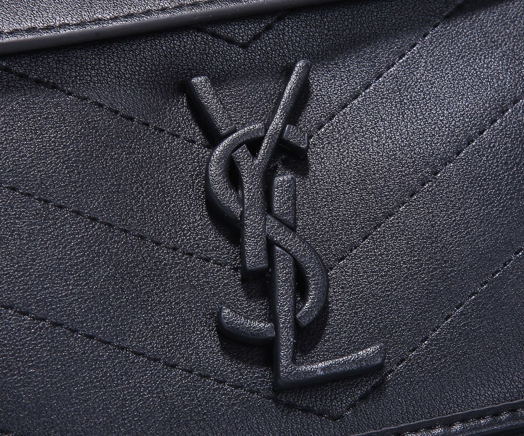 yves saint laurent black quilted leather crossbody bag - Image 4