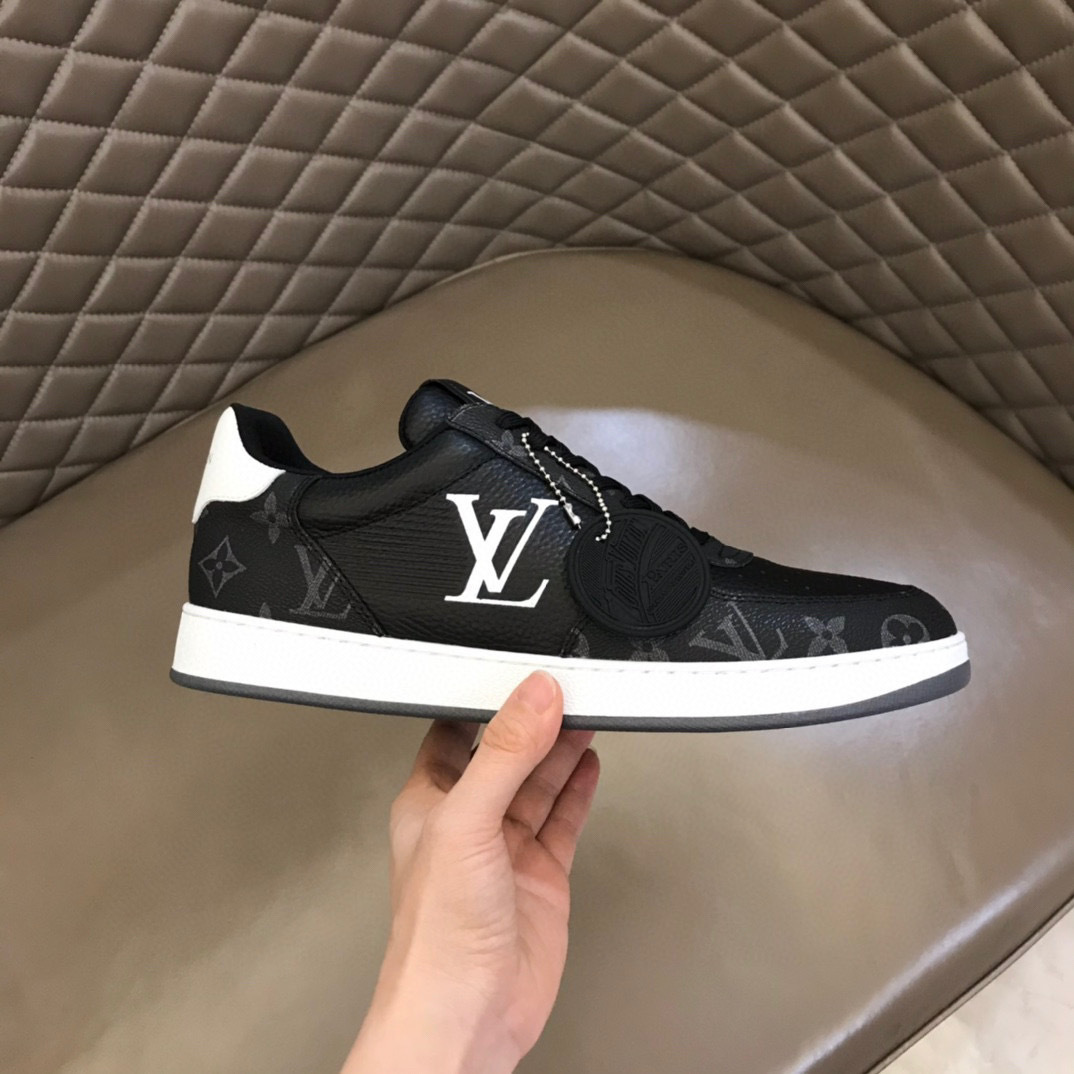 louis vuitton black casual sneakers size 38-44 - Image 7